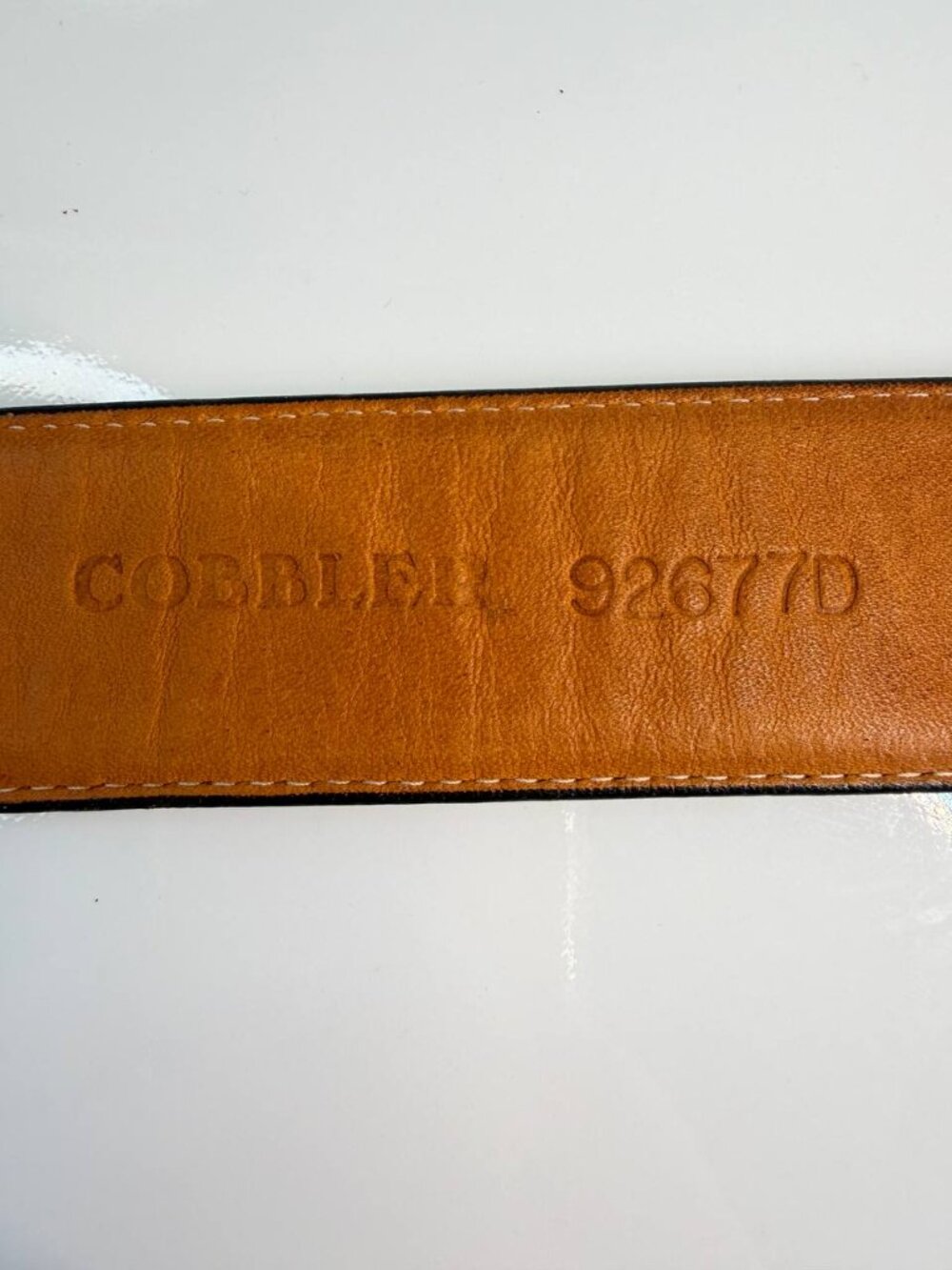 Aquascutum London Cobbler Leather Belt – Premium Quality | Size L - Picture 10 of 10